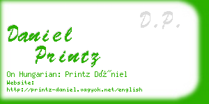 daniel printz business card